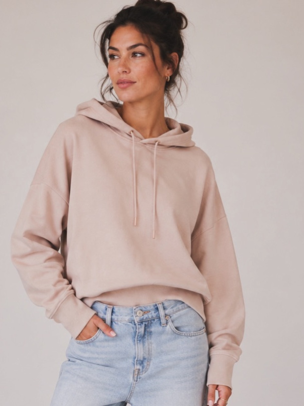 Old Navy Women's Pink Dynamic Fleece Hoodie